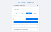Free VAT, Square Meter and Cubic Meter Calculator