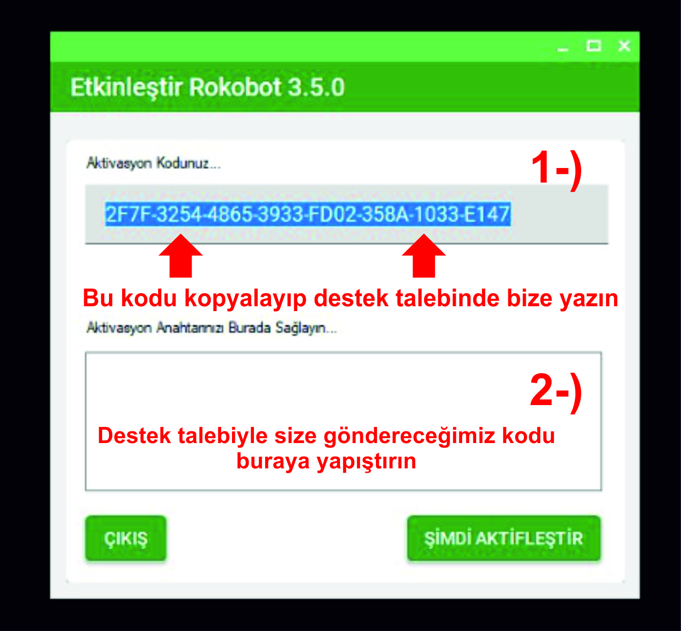 Aktivasyon nasıl yapılır